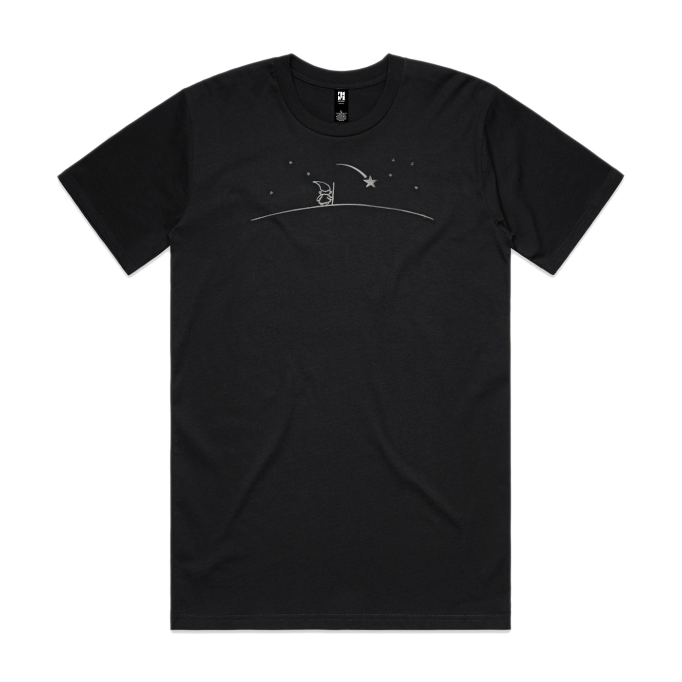 The Stargazer | Minimalist Embroidered T-Shirt