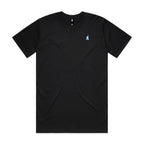Quality AS Colour black t-shirts with embroidered wizard character on the left breast